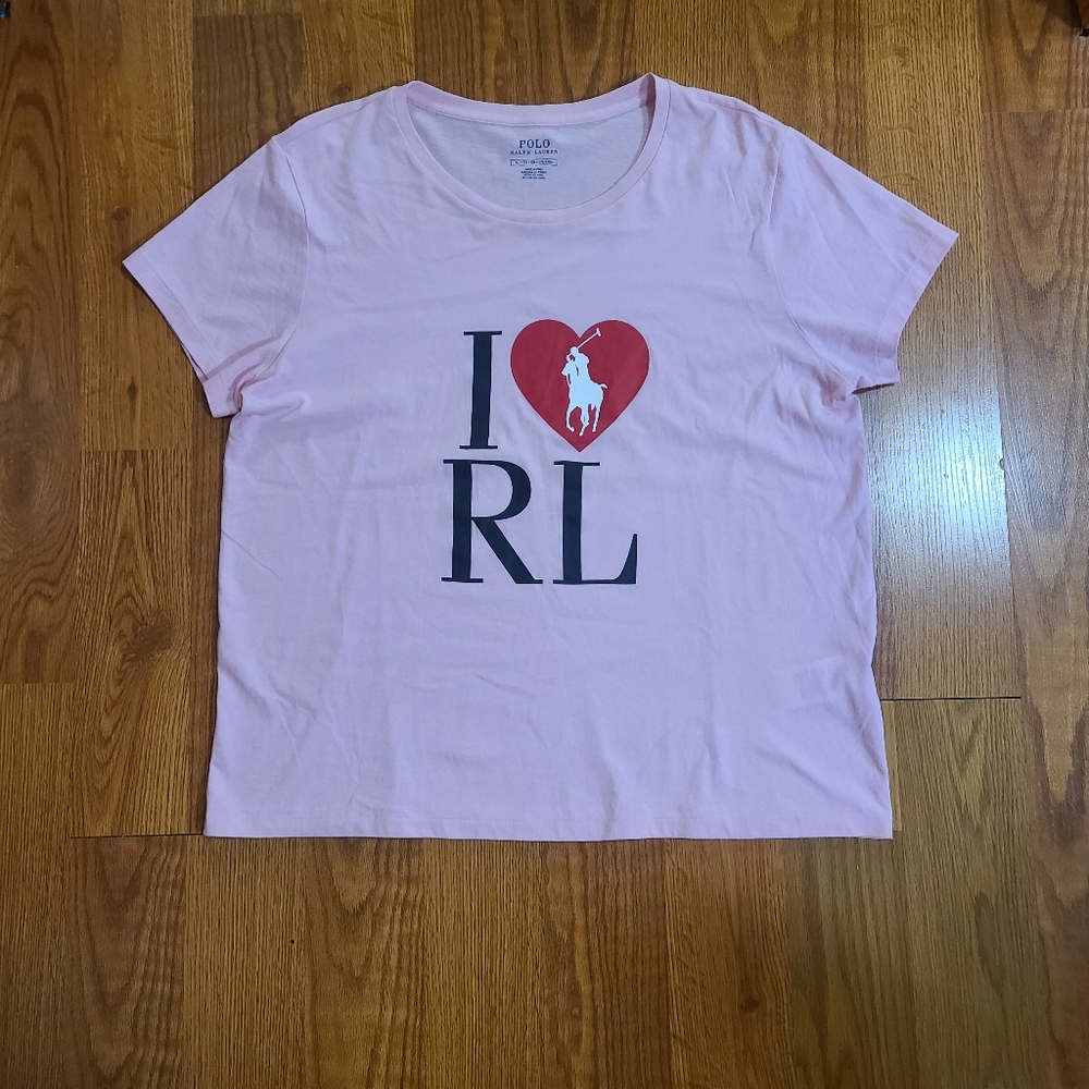 I Heart Ralph Lauren Graphic T-shirt Size XL